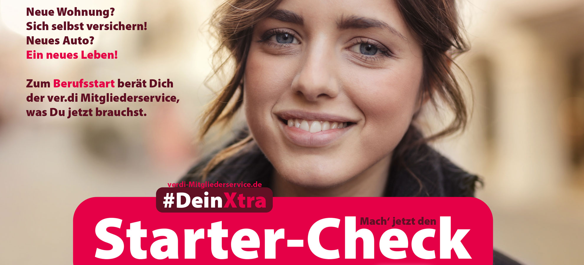 © AdobeStock: _olly Strater-Check: Zum Berufsstart berät Dich der ver.di Mitgliederservice, was Du jetzt brauchst. © AdobeStock: _olly